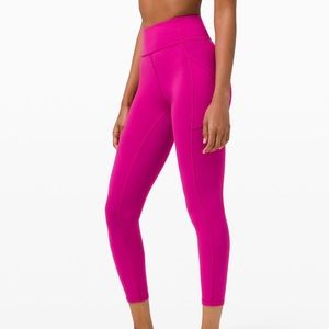 Lululemon Invigorate High Rise Tight 2 Raspberry